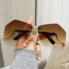 Brand Designer Outdoor Big Frame Square Sunglasses Women Men Trendy Cute Sun Glasses Mirror Gradient Eyeglasses UV400 Shades