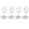 30 pezzi Clip Numero Tavolo Piccolo Decorativo Metallo Filo Porta Biglietto da Tavolo Supporto per Foto Nota Festa di Matrimonio