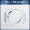 INFINAUTO Hub Centric Rings 56.1mm Inner To 66.6mm OD Car Wheel Hub Rings Aluminum Alloy 4pcs