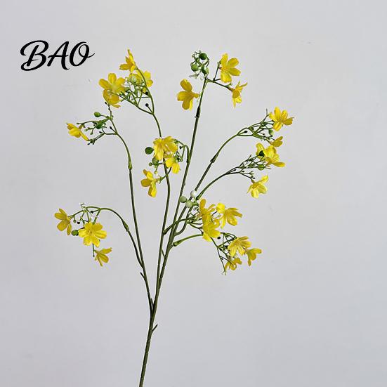 Spring Floral Decoration Artificial Flowers, with Flexible Stems Branch, Realistic Petals Long-Lasting Flowers Arrangement, for Home Wedding