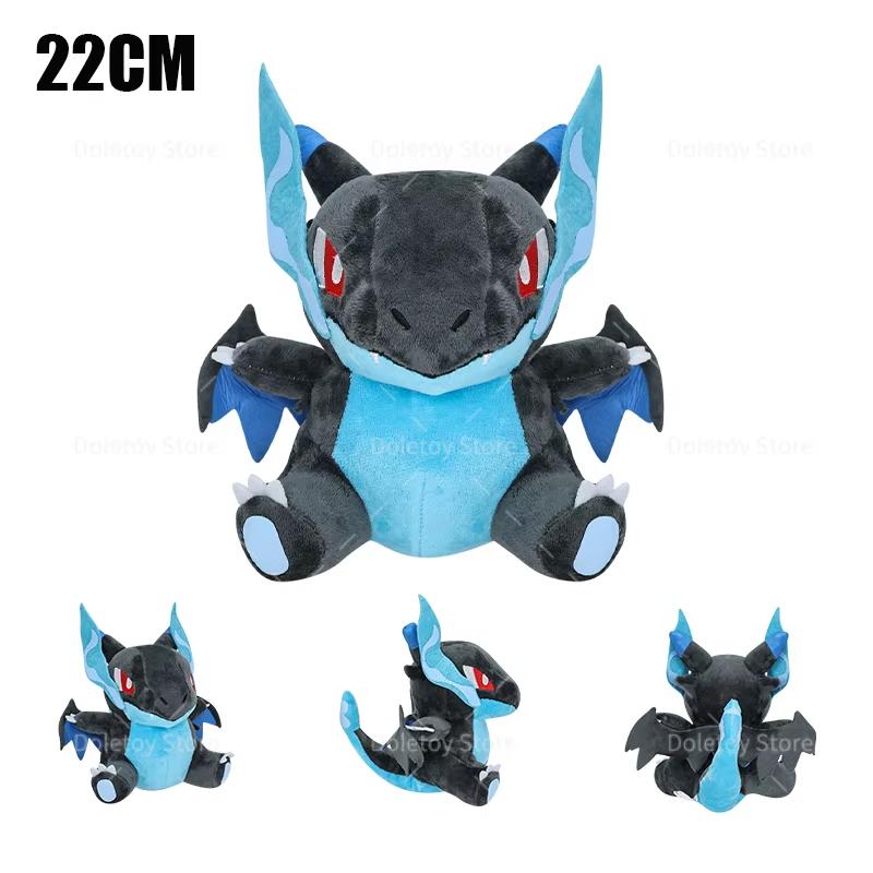 Hot Pokemon Plush Toys Rayquaza Fuse Charizard X Gyarados Plush Toys Cartoon Shiny Gyarados Peluche Dolls Kids Christmas Gifts