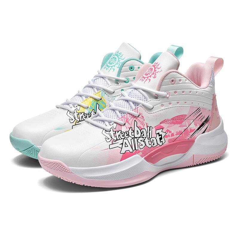 

Пара цветов мандариновых уток легкая мягкая подошва амортизирующая отскок спортивная обувь для активного отдыха боевые нескользящие износостойкие синие туфли 45