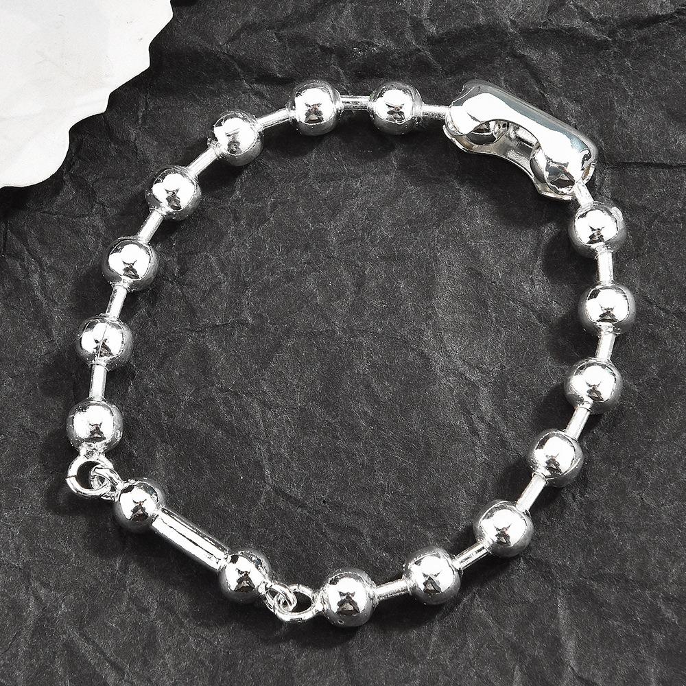Fashion Light Luxury Jewelry Spanish Fashion Bracelet Personalized Inlaid Pink Diamond Small Fresh Women S Bracelet