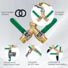 Easy Installs Y Design 2 Port High Efficiency Brass Valves Home Heating System Valves Simple Installation for Water Systems