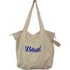 Relaxation Tote Bag Lady BrandNew Drawstring Canvas Bag Commuter Portable Handbag Large Capacity Shoulder Bag Strong