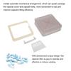 100 Holes Acrylic Capsule Filler Manual Capsule Powder Filling Machine Board  Tool for Size 00#
