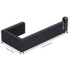 Stainless Steel Towel Rack Black Towel Bar Modern Toilet Paper Holder  Toilet Paper Holder