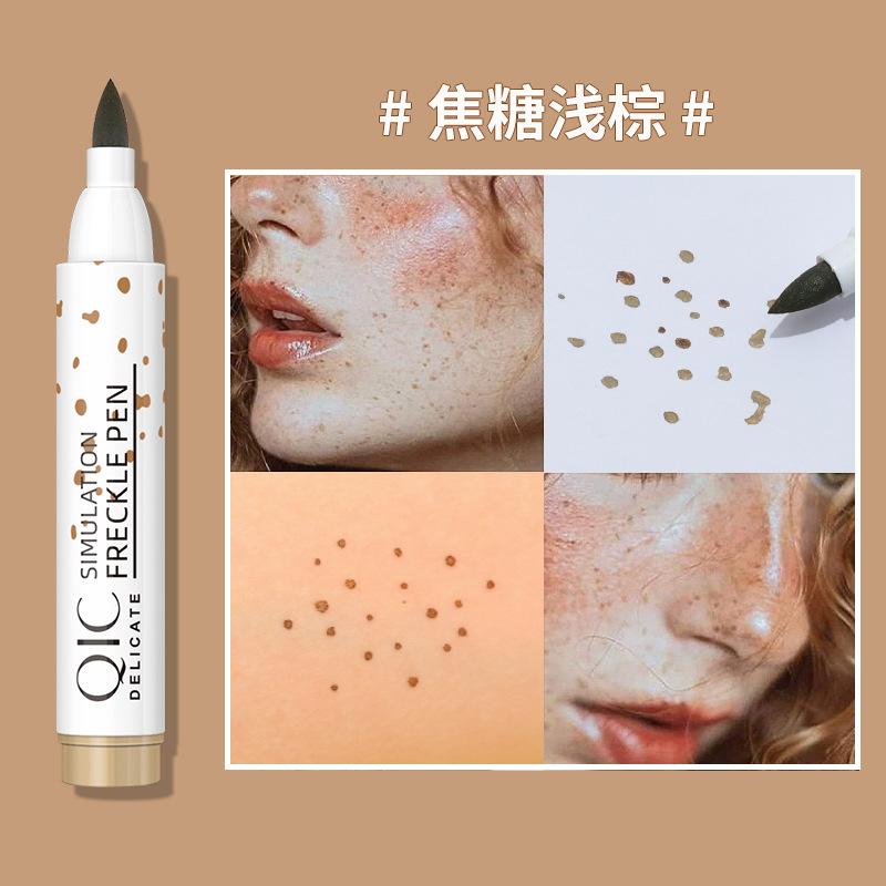 European And American Makeup Natural Simulation Freckle Pen Waterproof Non-Fading Spot Pen Freckle Makeup Pen 3g*3pcs