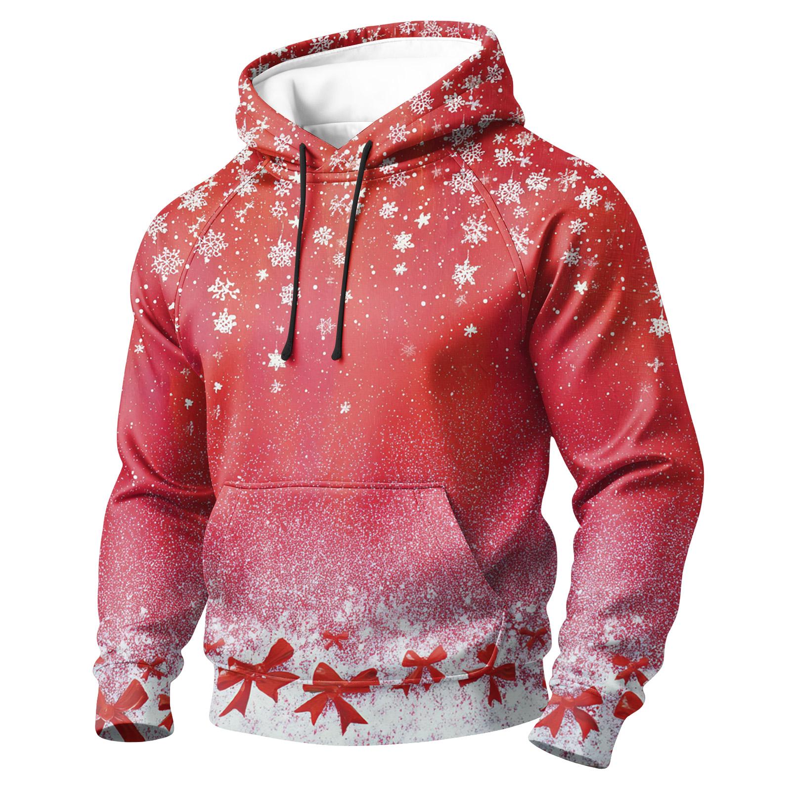 Спортивный костюм с капюшоном унисекс одежда для бега пуловер с длинными рукавами толстовка с капюшоном XL арбуз красный 2180₽