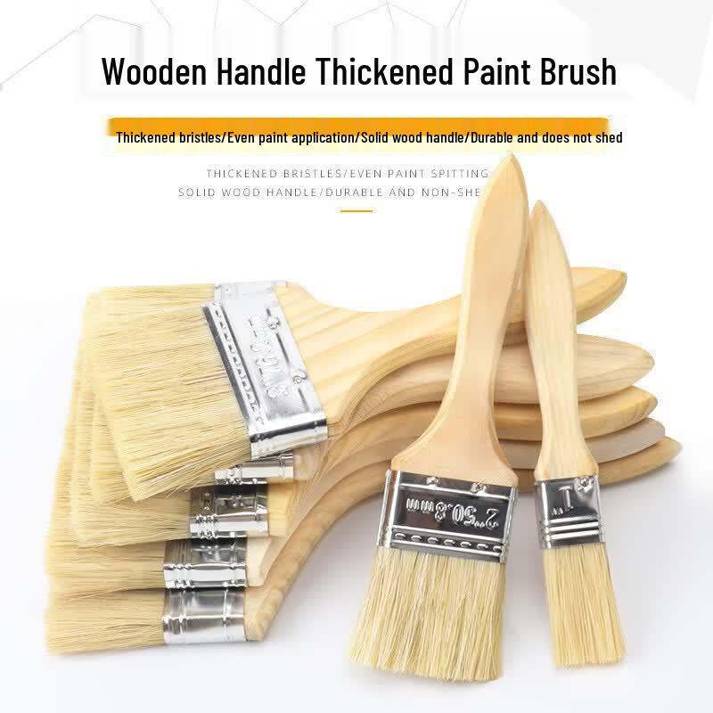 Wooden Handle Paint Brush