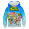 Kids Clothes My Singing Monsters Print Hoodie Girls Cartoon Casual Sweatshirts Children's Clothing Autumn Boys Hoody Pullover