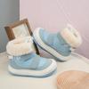 Winter Kinder Schneestiefel 2025 mit Samtfutter und Magic Klettverschluss - Dick, Bequem, Baumwollstiefel