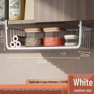 ZISIZ Kitchen Under-Cabinet Hanging Shelf (3-Pack)