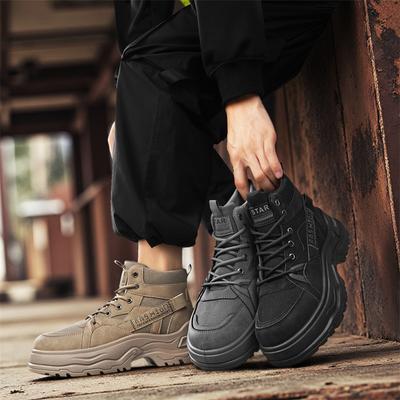 Nieuwe mode herfst en winter heren high top Martin laarzen studenten mannelijke jongens trending zachte zool werkschoenen arbeidsbescherming Martin sneakers