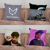 R-Rauw A-Alejandro Rapper Pillow Case For Home Bedroom Car Office Decoration Living Room Sofa Cushion Cover Suitable