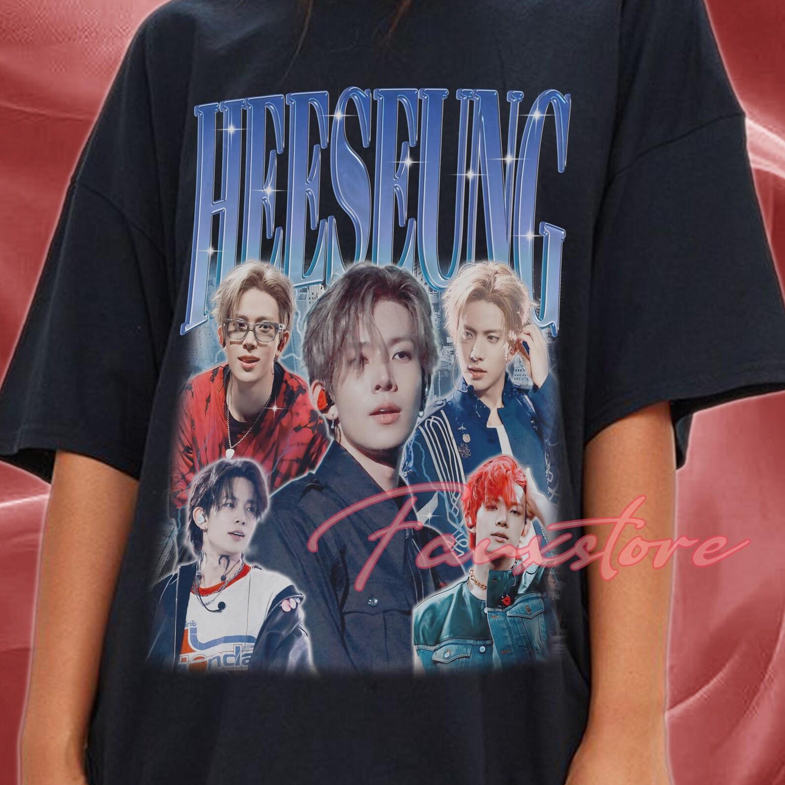 HEESEUNG Vintage Collage Graphic Tee – 100% Cotton ComforT-Shirt 4XL