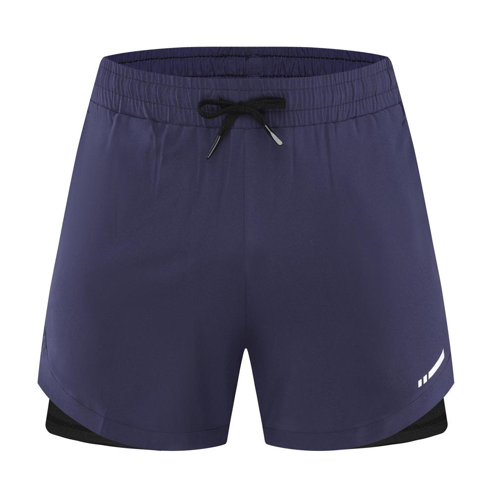 Herren Sommer Doppellagige Schnelltrocknende Lauf- & Basketballshorts
