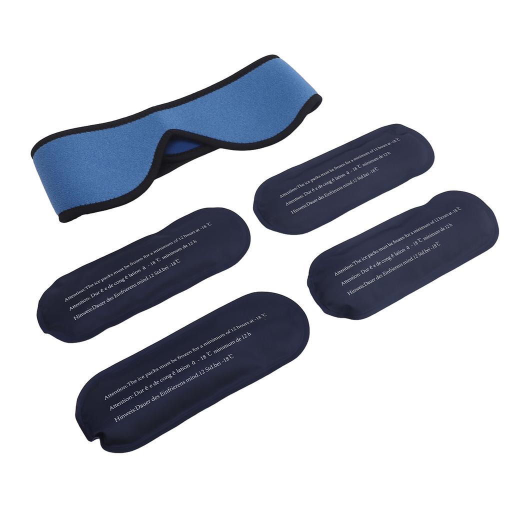 Face Ice Pack Professional Relieve Muscle Fatigue Swelling Relief Hot and Cold Compress Ice Pack Wrap for Jaw Chin Dental
