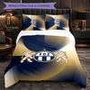 FC Zürich Themed Bedding 3Pcs Duvet Cover Set Decorative Bed Linen For Teen Room Home Decoration