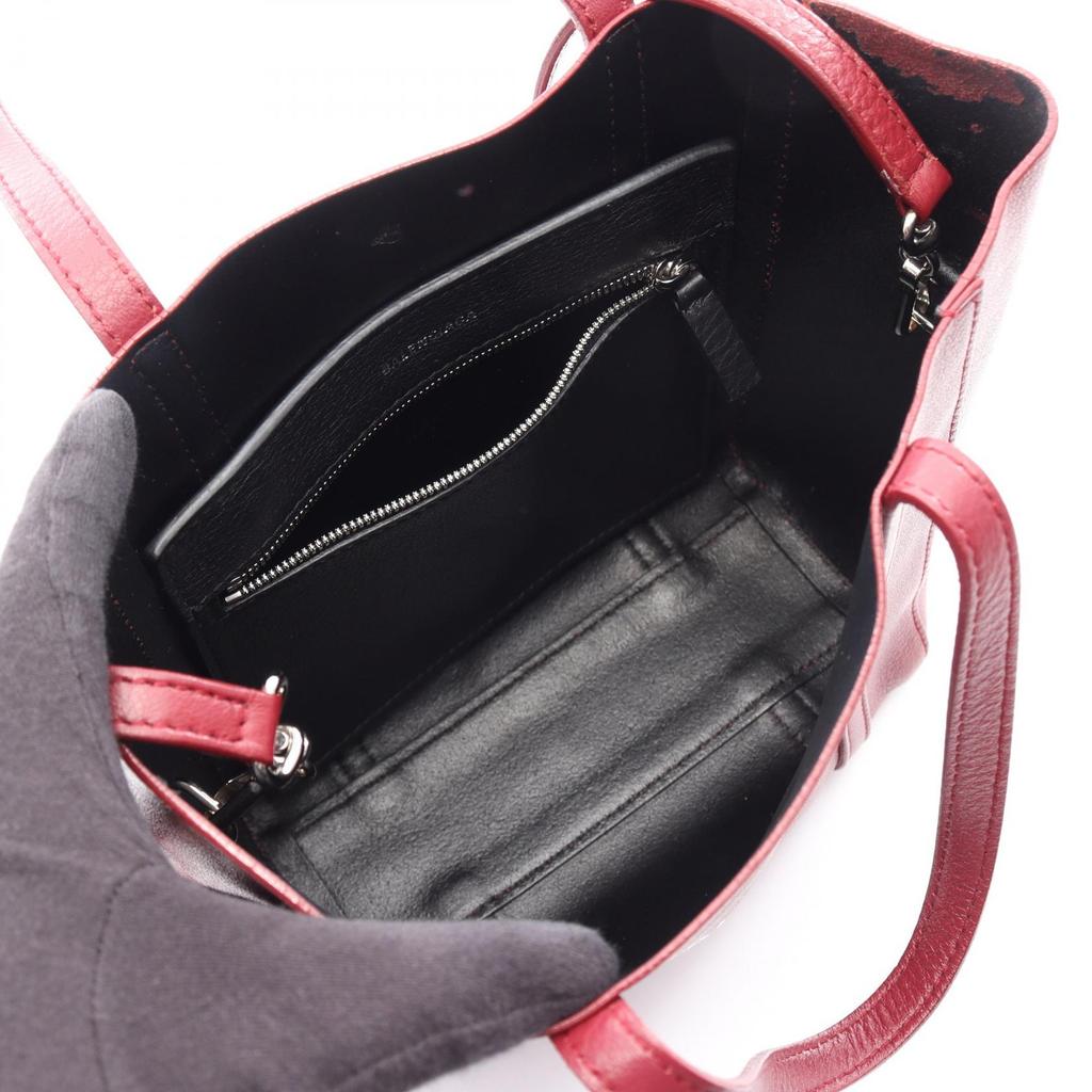 Used BALENCIAGA EVERYDAY XXS Everyday 2WAY Tote Bag 551815 leather Bordeaux Used Women