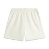 Li Ning Sports Fashion Series Loose Knit Mid Waist Casual Shorts Women Shorts Off-White AKSU724-1