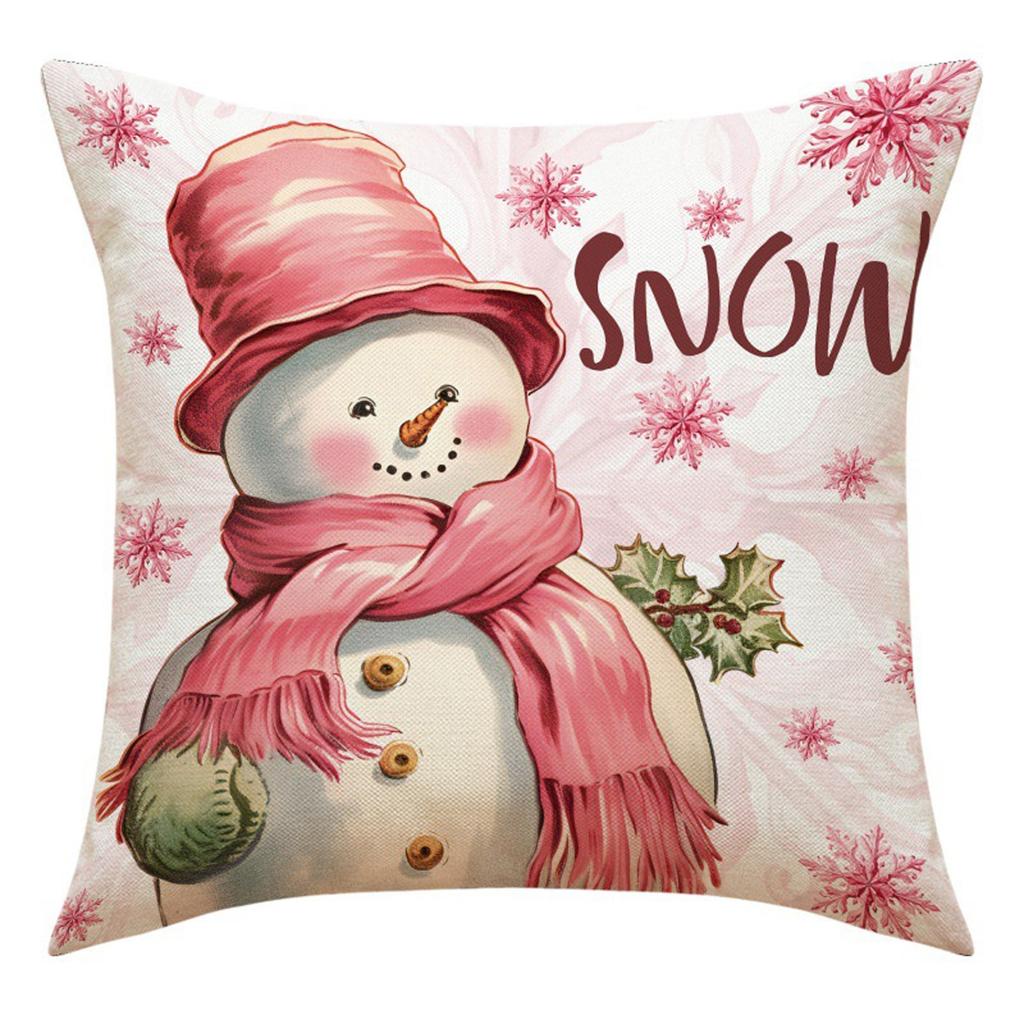 Merry Christmas, Throw Pillow Cover, 18 X 18 Inch, Winter Holiday, Cushion Cover Sofa Decoration, Christmas Tree