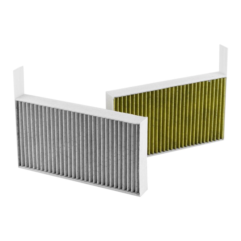 2 stücke Aktivkohle Kabine Luftfilter Reiniger Zubehör Fit für Tesla Modell 3 Modell Y 20192021