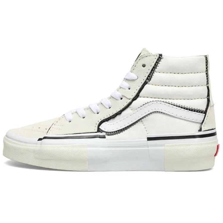 Vans Sk8-Hi 'Reconstruct - Marshmallow' (Unisex) Marshmallow / White Skate Shoes VN0005UKQJM