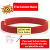 Personalized Customized Cat Collar with Metal Name Tag Pet ID Anti-lost Breakaway Elastic Small Dog Kitten Striped Cute Necklace