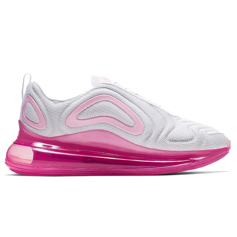 Nouvelle Nike Air Max 720 Blanc Rose Rise Laser Fuchsia Femme AR9293-103