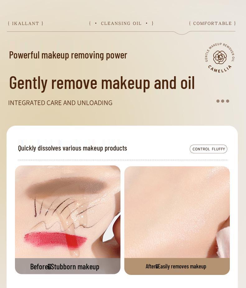 Kalan Dai Camellia Hydrating Cleansing Oil – Gentle Makeup Remover for Face, Eyes & Lips