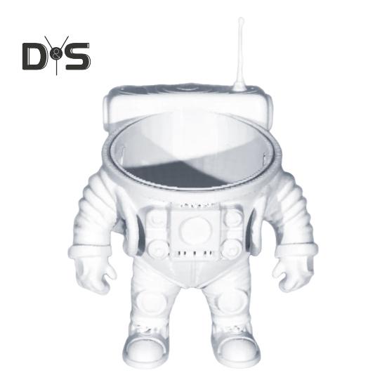 

Подставка для яиц, держатель для вареных яиц, креативный 3D-дизайн в виде астронавта, компактный и легкий органайзер для вареных яиц белый