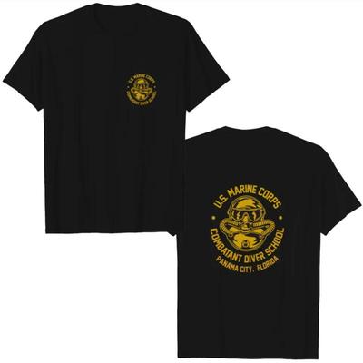 Combatant Diver School T Shirt Äì Panama City Fl Heavyweight Military For Men