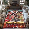 Arsenal Customized Name Carpet Design for Decorate Room Bedrooms Balcony Living Rooms Anti-slip Rug Decorate Offices Birthday/Christmas Gift