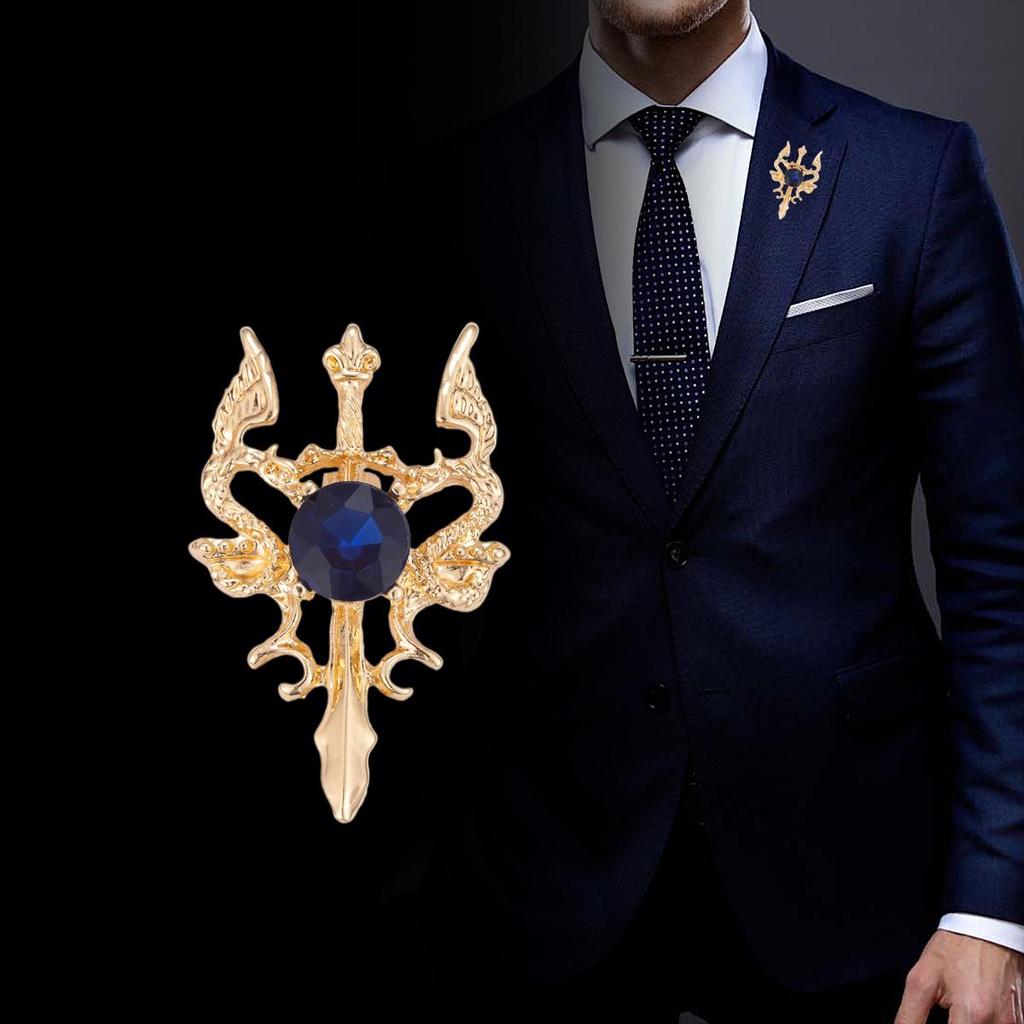 Unisex Fashion Suit Brooch & Corsage Pin for Sweaters