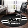 Football Club Print Round Rug, Washable Floor Carpet, For Entryway Dorm Laundry Room Office Study, Home Decor Birthday Christmas Gift