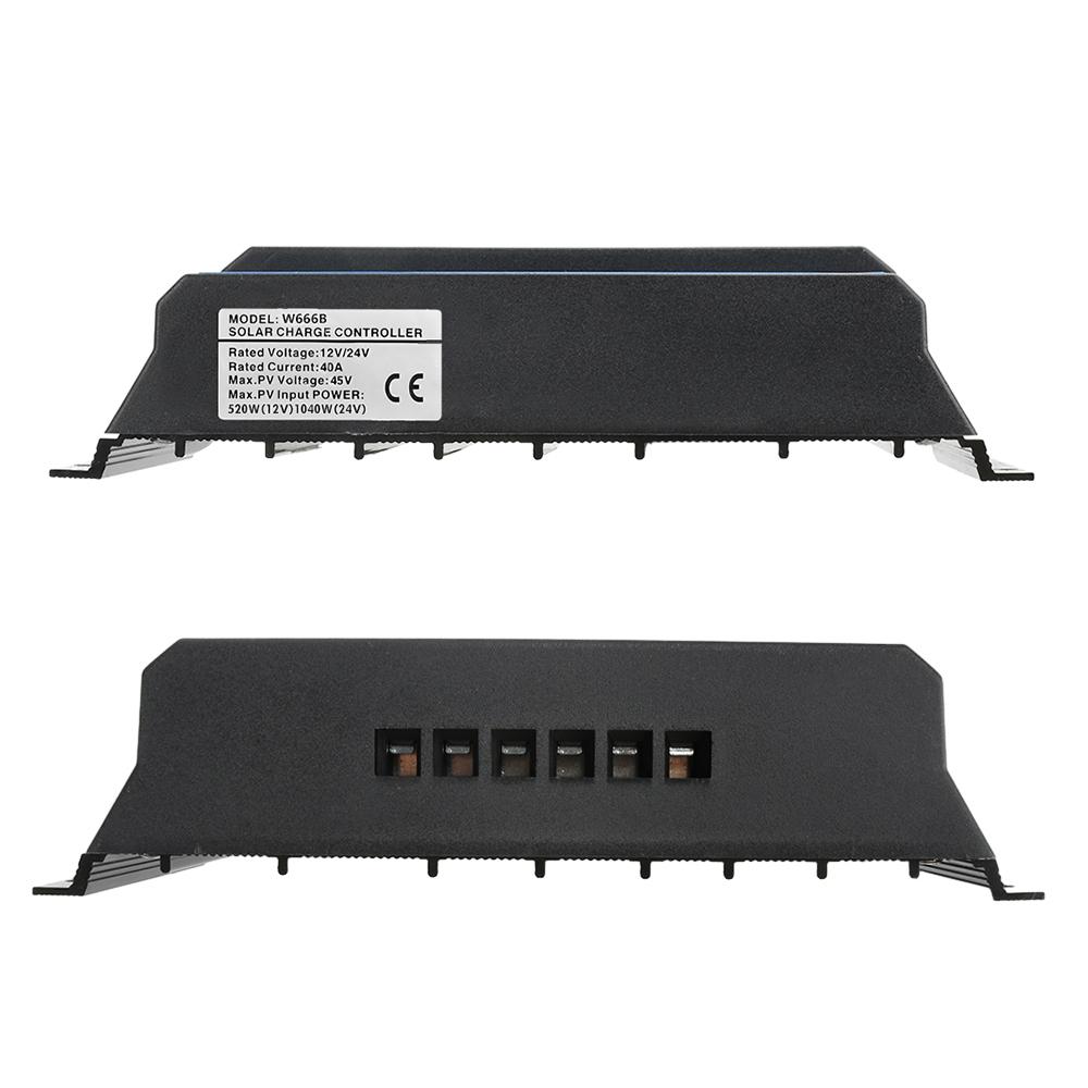 Solar Laderegler 12V 24V PWM 10A 20A 30A Solarmodul Batterieregler LCD Display Dualer USB-Ausgang