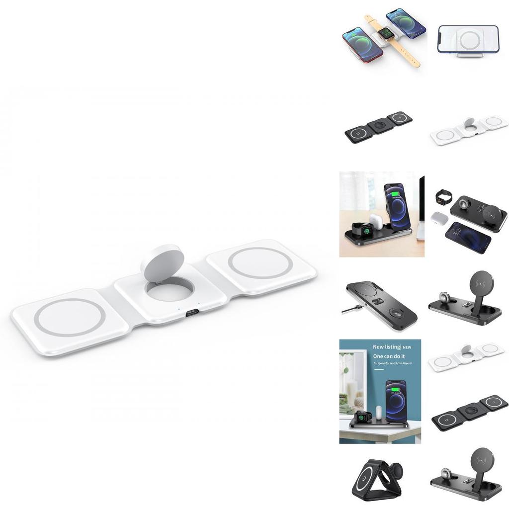 Portable Wireless Charger Pad For Iphone And Apple Watch