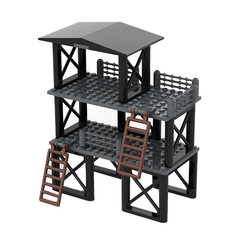 WWII Outpost Watchtower Military Building Blocks Set for Export
