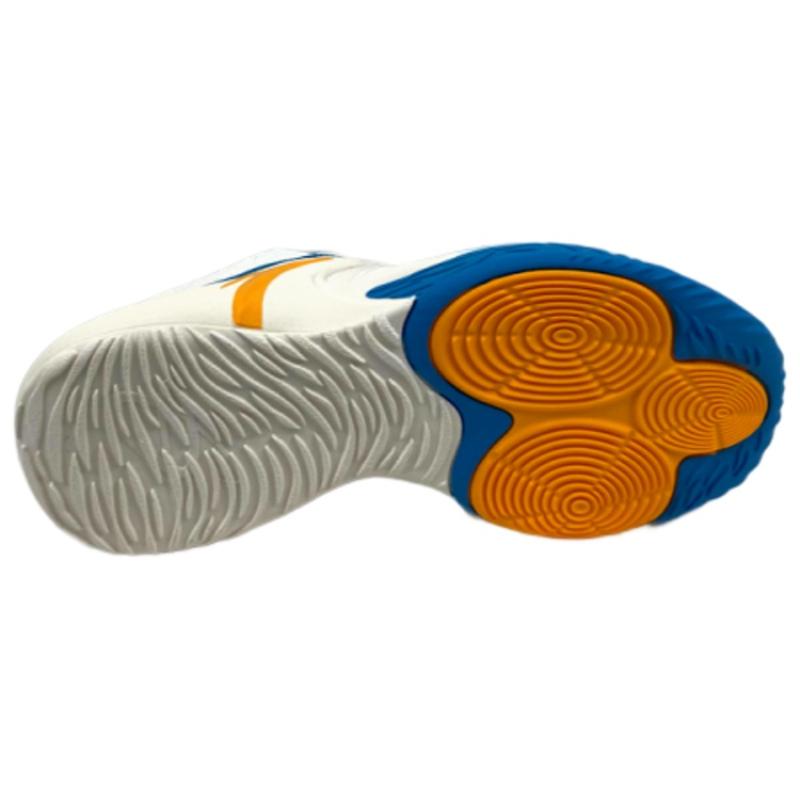 Anta Swoosh 1.0 Wear-Resistant Slip-Resistant Low-Top Performance Basketball Shoes Men's White Blue Yellow Sneakers 112211616S-3