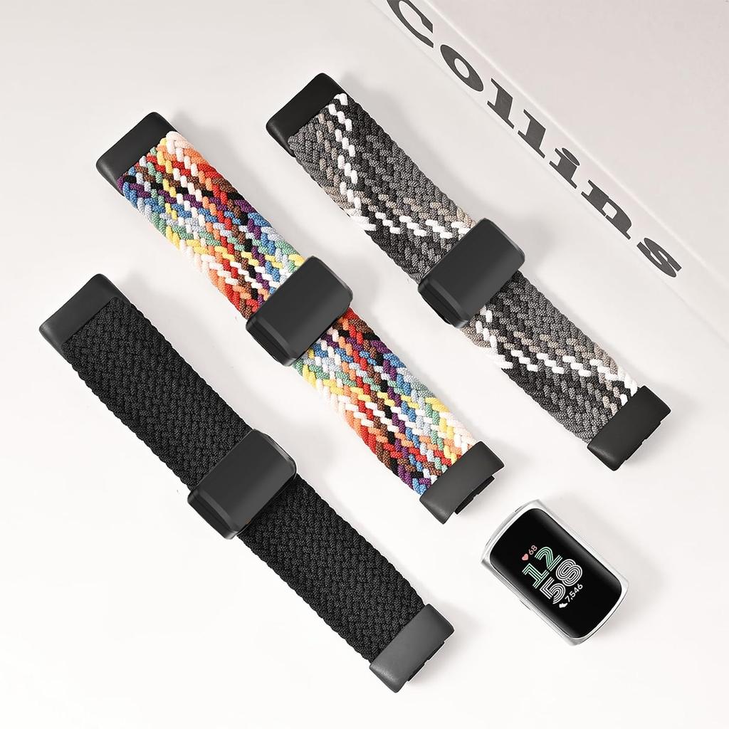 Banda de Nailon Deportiva Para Fitbit Charge 6 5 Correa Elástica Transpirable Correa de Reloj Para Fitbit Charge 5/Charge 6 Pulsera Trenzada Correa