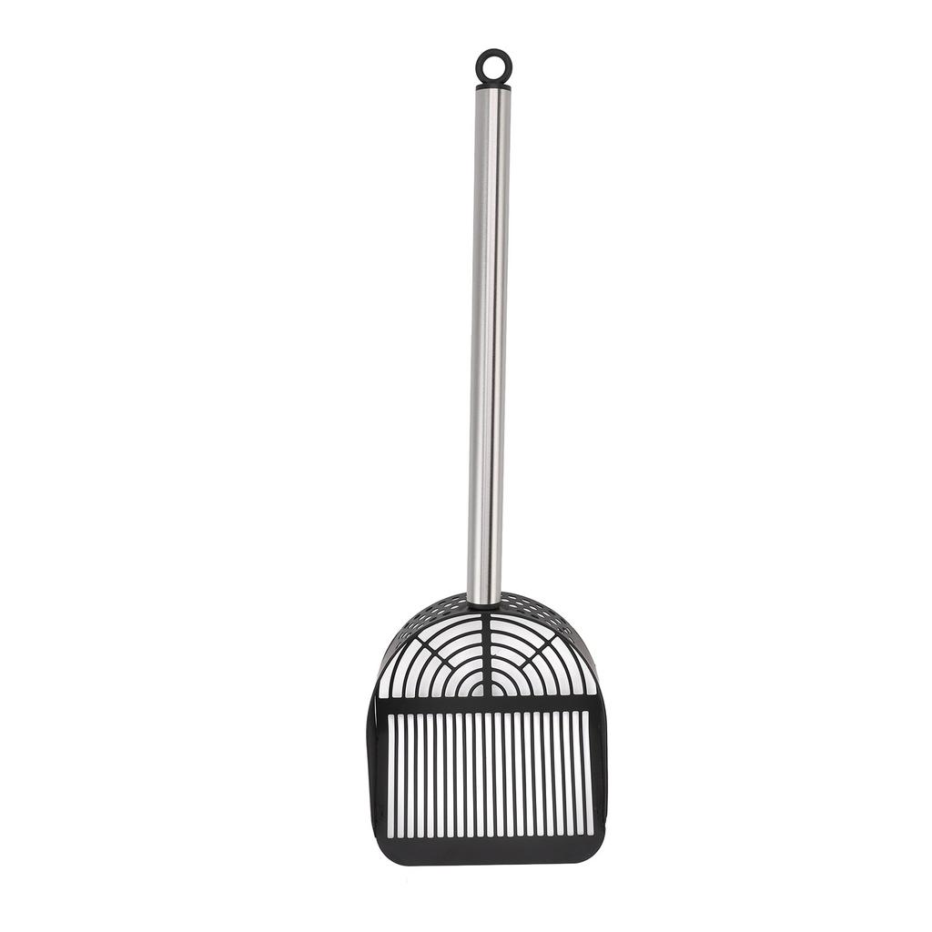 Cat Litter Scoop Stainless Steel Handle Half Round Shovel Pet Sand Sifter Poop Scooper for Beaches Pet Cat Litter Boxes