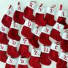 Christmas Stockings Decorative Letter Knitted Sock Hanging Decoration Easy to Hang Festive Christmas Tree Decor