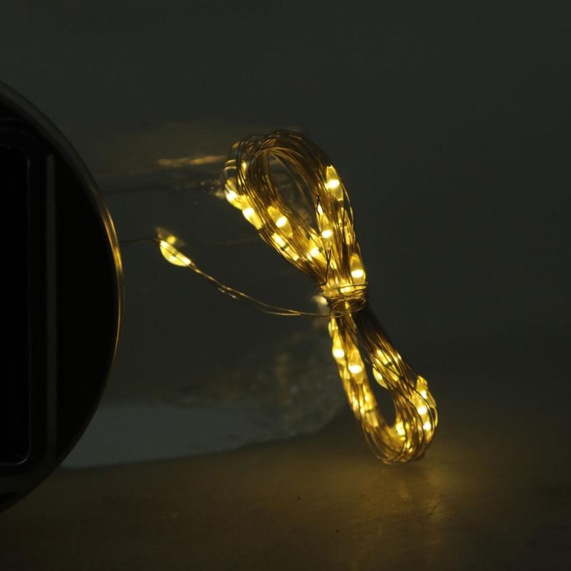 2Pieces Solar Light Replacement Head LED Illuminations Automatic Charging Function for Outdoor Garden Decorative Light