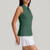 Womens Golf Shirt Sleeveless Zip Up  Shirts  Collared  Athletic Tank Top