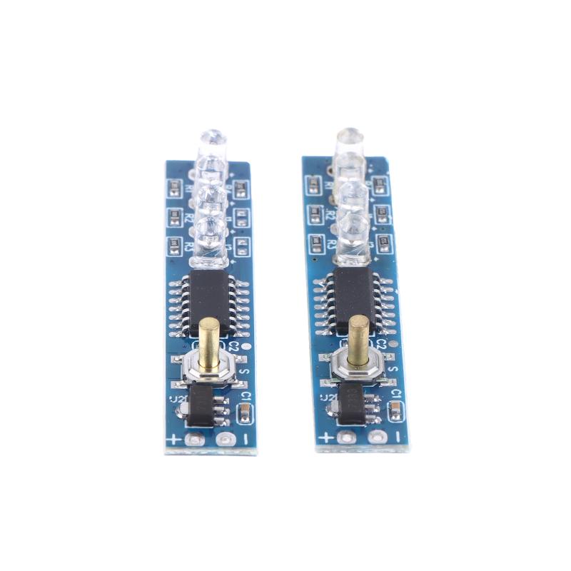 10Pcs 1-4S Single 3.7V 18650 Lithium Battery Capacity Indicator Module Percent Power Level Tester Led Dsplay Board 2S