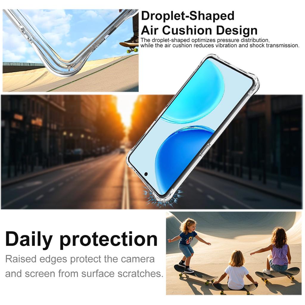For Honor X8d 4G Phone Case IMAK Shock-resistant Soft Case