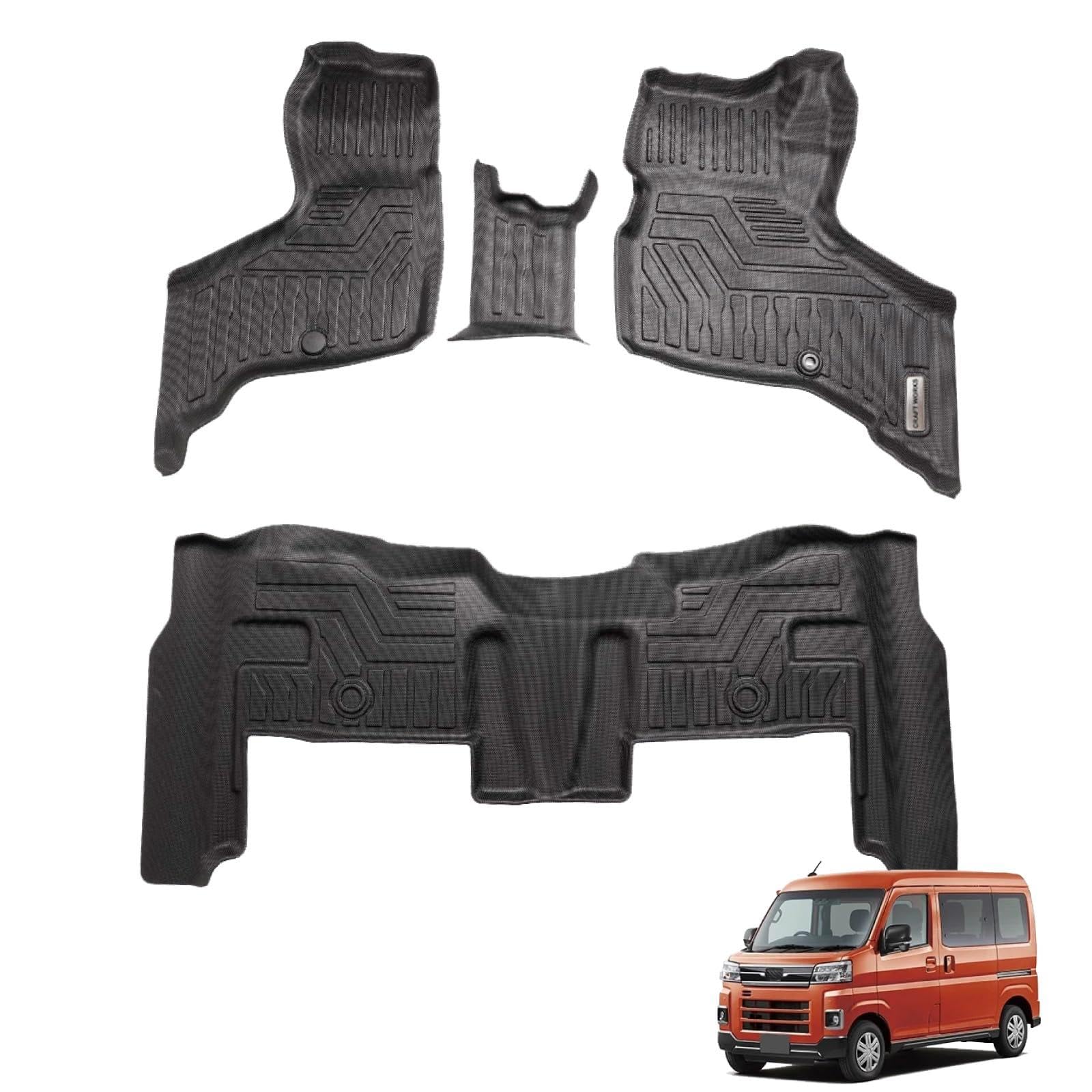 

Mechanic Craft Works Atrai Floor Perfect 3D 1st and 2nd Row Interior Accessories for and Deck Vans [Automotive Supervised] Mats, Waterproof, Washable,