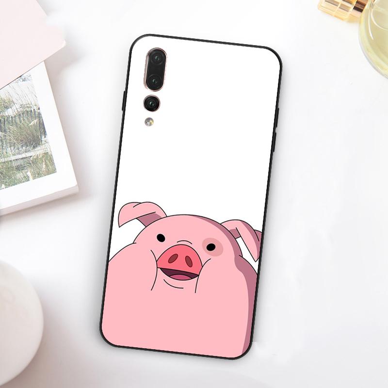 Cute PINK Kawai Pig For Huawei Nova 12i 12s 11i 7i 8i Y73 Y70 Y90 Y60 Y72 Y61 Y91 9 10 SE P30 Pro P40 Lite Case