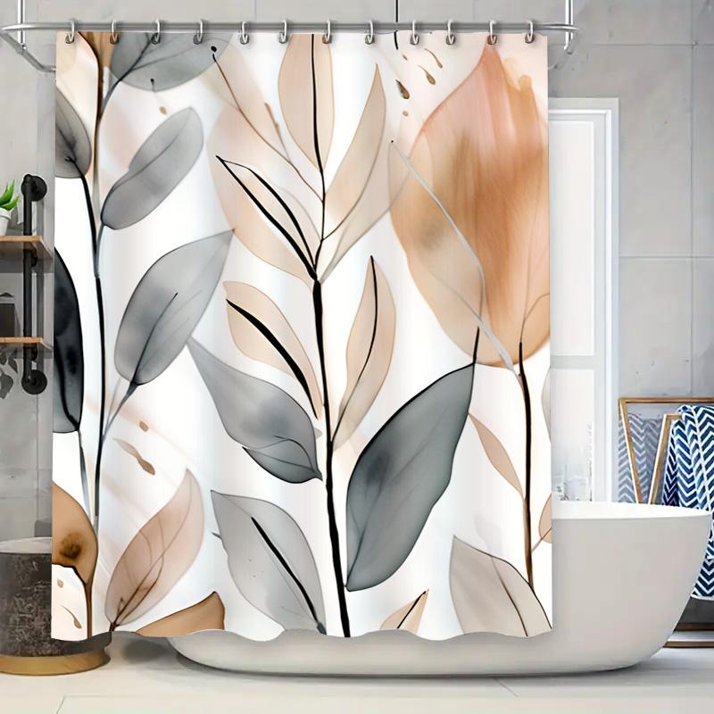 

Modern Black Cat Print Shower Curtain: A Stylish Addition To Your Bathroom Decor W60H190(CM)-1 Pcs
